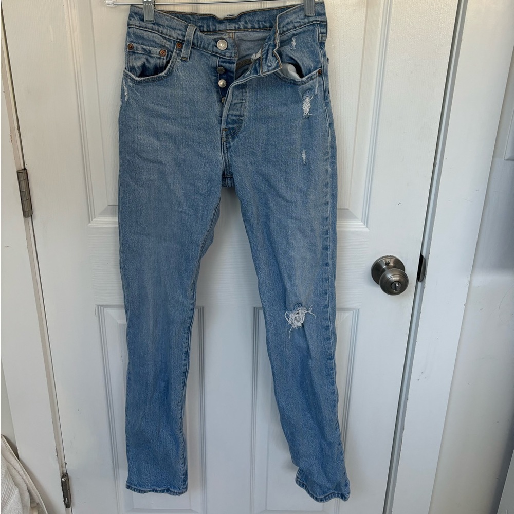Levis 501 mid-high Straight size 24 length 32